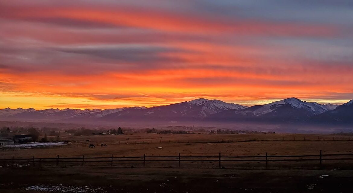 Bitterroots Sunset
